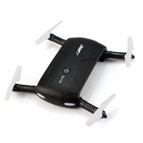 JJRC H37 ELFIE Pocket Selfie Drone Wifi Control Foldable FPV Altitude Hold Mode Portable 0.3MP Cam RTF RC Helicopter Pink F20311 - Reality Virtual Shop