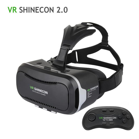 100% Original VR Shinecon 2.0 Upgraded 3D Glasses VR Headset UV Filter Protect Eyesight Virtual Reality Glasses 2017 Hot - Reality Virtual Shop