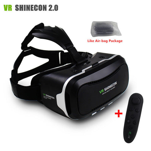 VR Shinecon II 2 Virtual Reality Goggles Headset 3D IMAX Video Movie Game Glasses Private Theater for 4.7 - 6 inch Mobile Phones - Reality Virtual Shop