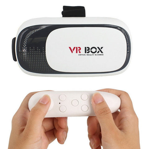 2017 VR BOX II 2.0 VR Virtual Reality 3D Glasses Helmet Google Cardboard Headset Version for 4.0 - 5.5 inch Smart Phone iPhone - Reality Virtual Shop