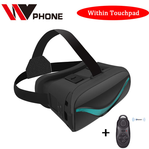 WV Self Design W1 VR within Touchpad Virtual Reality Goggles for 3.5-6.0inch Smartphone Xiaomi VR+Bluetooth Gamepad - Reality Virtual Shop