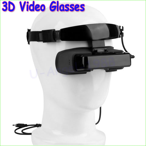 Wholesale 1pcs FPV Video Glasses 80 inch Widescreen Virtual Display 3D Video Glasses Goggle 430 * 240 for rc fpv Photography - Reality Virtual Shop
